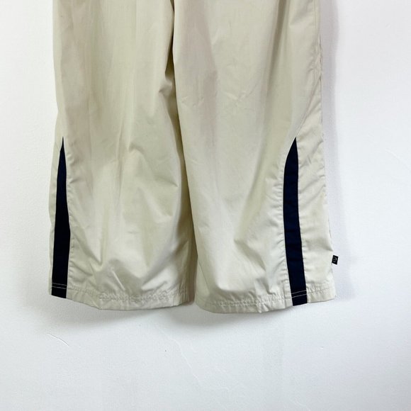Y2K Vintage Nike Men's Beige Cream Cropped Trousers Long Shorts Size L New - Picture 5 of 10